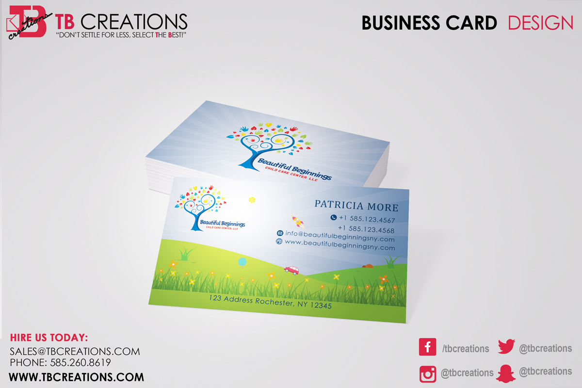 Beautiful Beginnings Business Cards