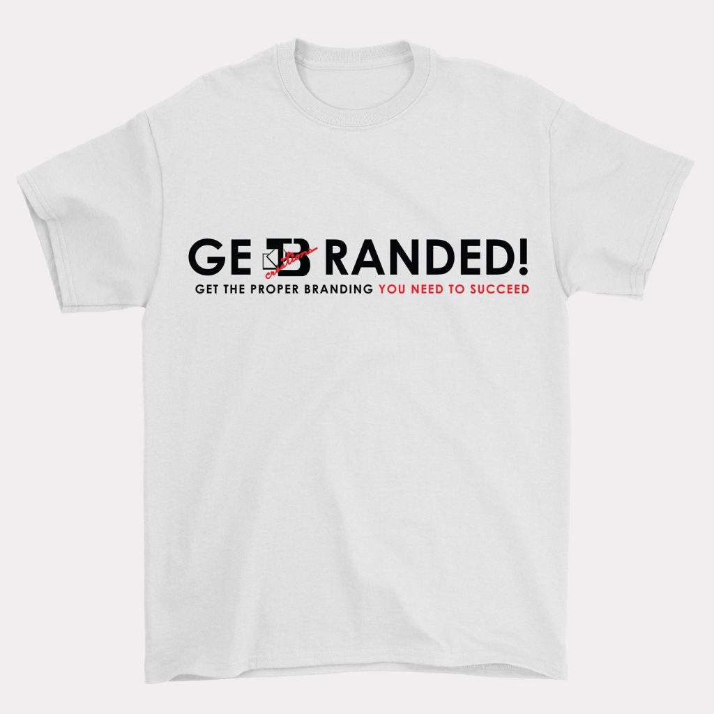 Get Branded Crew Neck Shirt – White